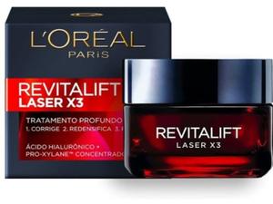 Creme Facial Anti-idade Revitalift Laser X3 Diurno, da L'Oréal Paris - Divulgação - Divulgação