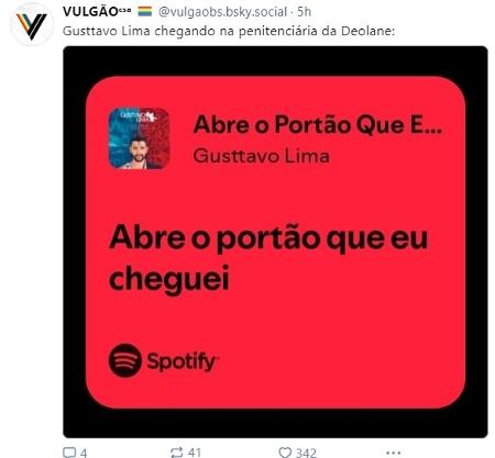 Mandado de prisão contra Gusttavo Lima vira piada nas redes sociais