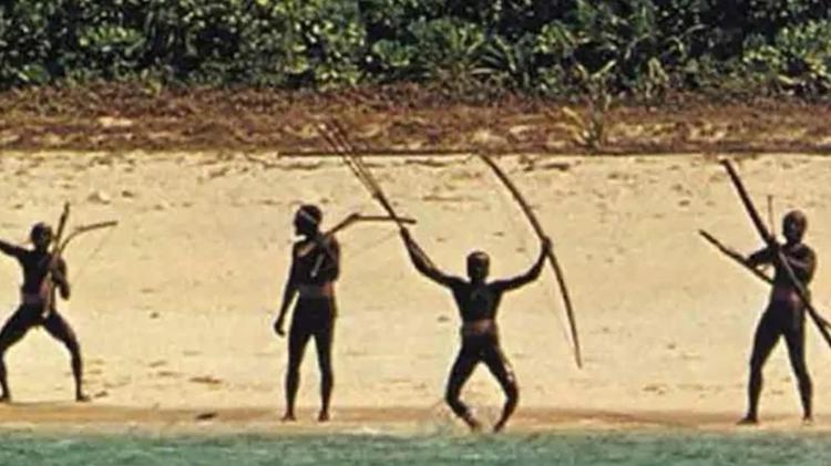 Registro dos nativos moradores da Ilha Sentinela