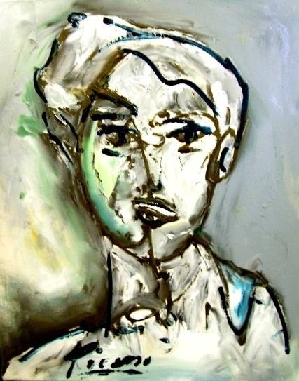 Obra do médium Giovanni D' Andrea, atribuída a Pablo Picasso - Reprodução/Facebook