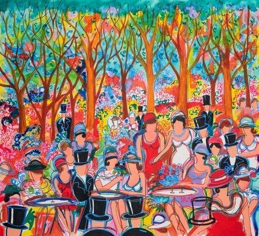 O artista espanhol David Dalmau tem 20 de suas obras expostas na mostra inédita "A Festa de Dalmau", em cartaz de 10 de dezembro, às 20h, até 14 de fevereiro de 2016, no hotel Blue Tree Premium Faria Lima. A curadoria é da jornalista e fotógrafa Adriana Guidolin. - Divulgação