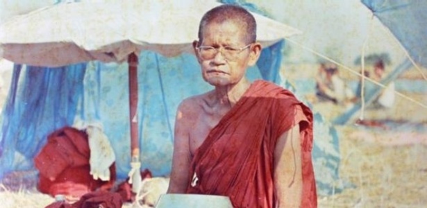  Luang Poh Yaai  foi a primeira monja budista da Tailândia - Reprodução/BBC