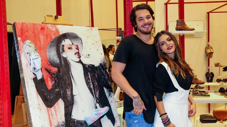 Giovanna Lancellotti com o namorado, Gian Luca, em evento em São Paulo  - Manuela Scarpa/Brazil News - Manuela Scarpa/Brazil News