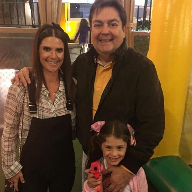 Mariana Kupfer, a filha Vicky e Faustão - Reprodução/Instagram