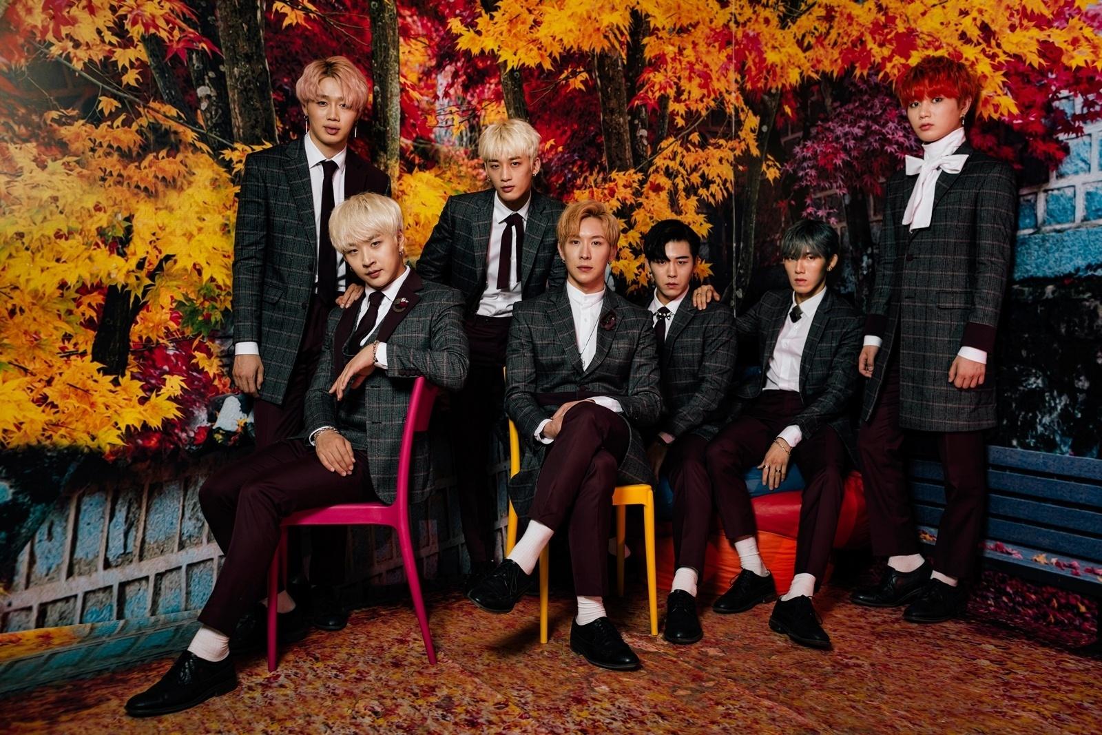 Os sete integrantes do BLANC7, grupo de K-pop que veio ao Brasil apenas quatro meses depois de ser formado - Gabo Morales/UOL