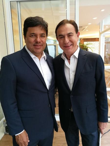 Amaury Jr e o ministro da Educação, Mendonça Filho - Divulgação - Divulgação