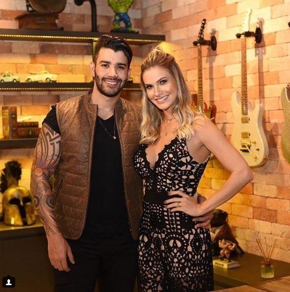 Gusttavo Lima e a mulher Andressa Suíta - Webert Belicio/AgNews