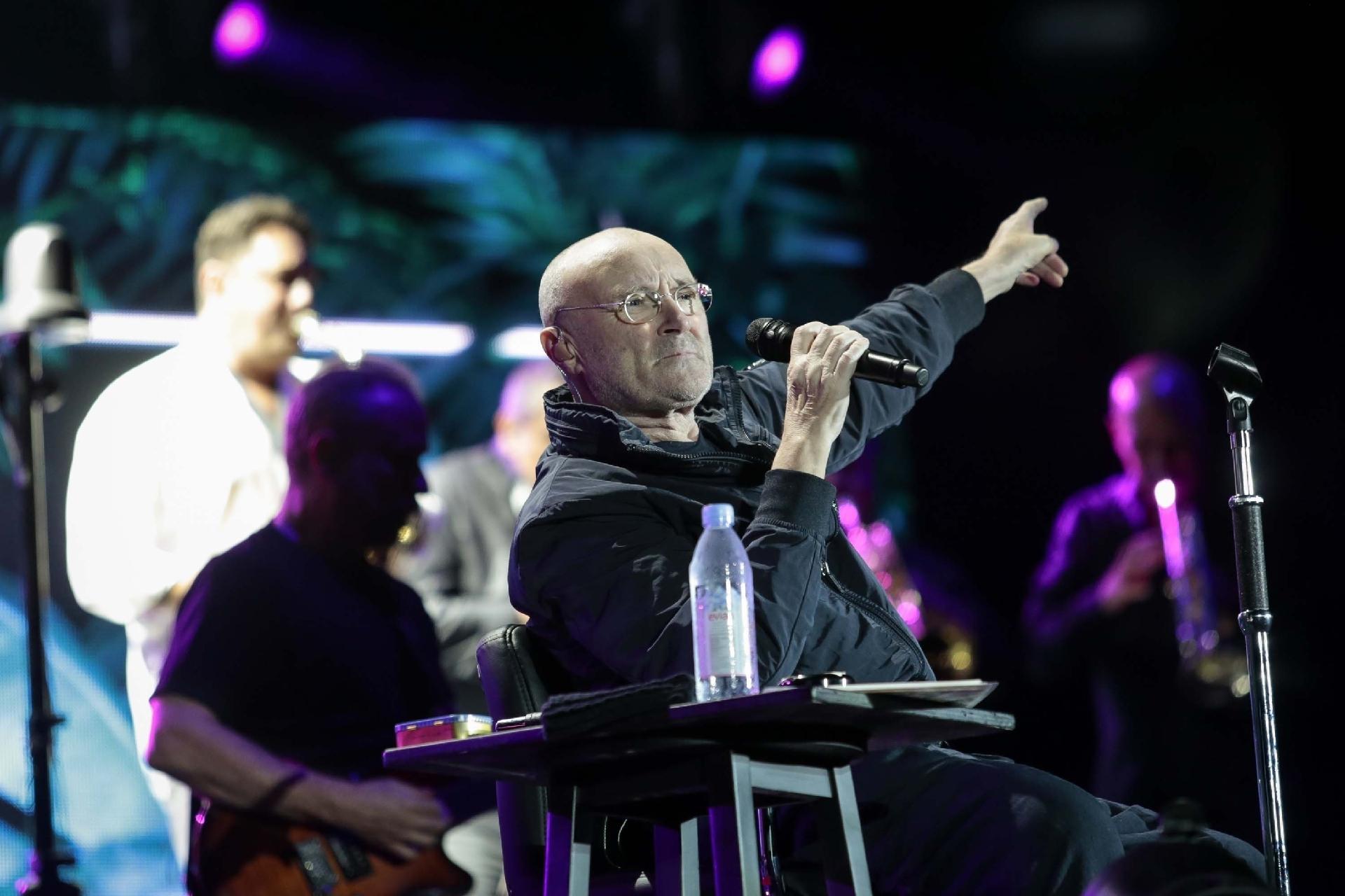 Aos 67 anos, Collins tem mais de 100 milhões de discos vendidos em sua carreira. Essa é a primeira turnê do cantor no Brasil após 37 anos de carreira solo. Ele já esteve por aqui em 1977, quando tocou com o Genesis - Ale Frata/Codigo19/Folhapress