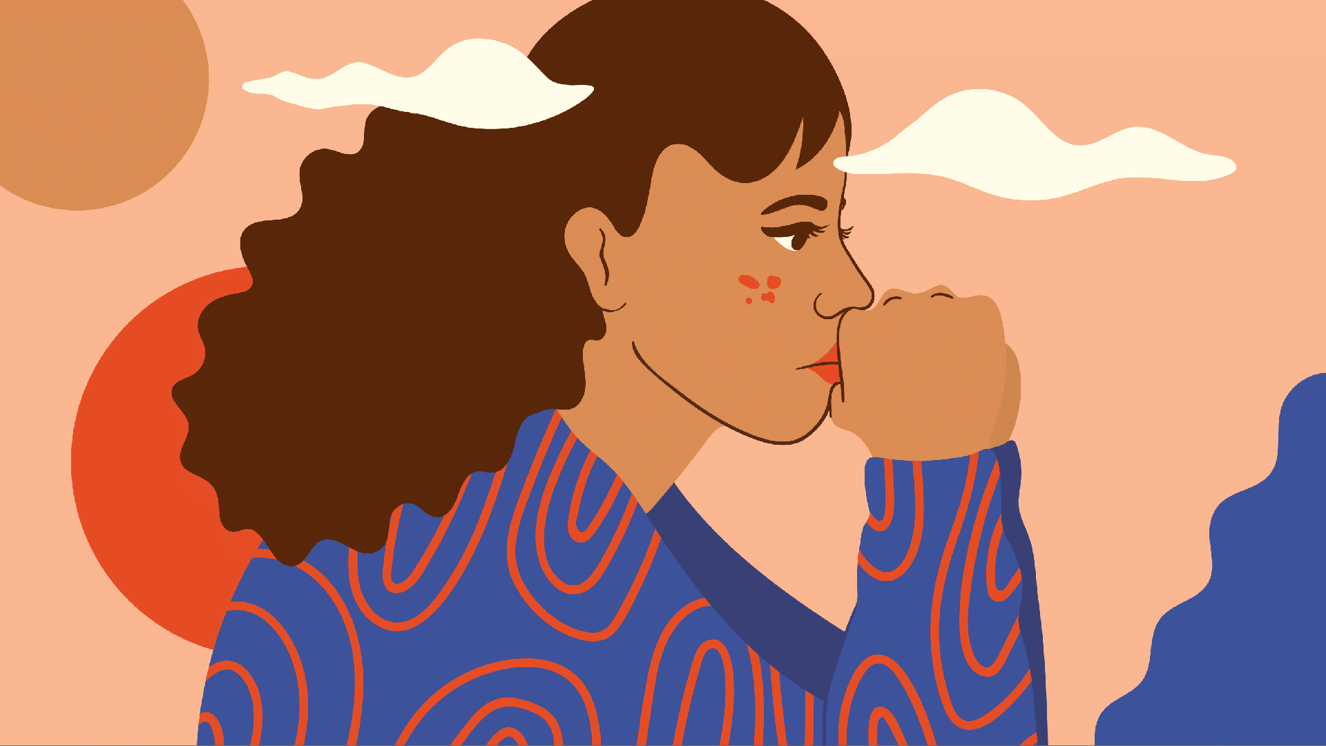 Ilustração para reportagem de VivaBem sobre os sinais da ansiedade - Camila Rosa/VivaBem