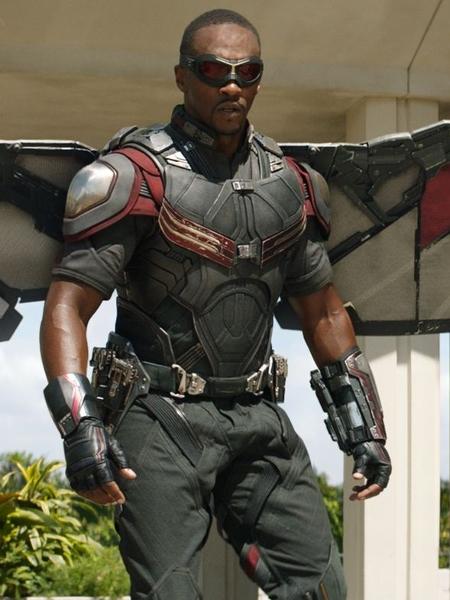 Anthony Mackie como o herói Falcão - Divulgação - Divulgação