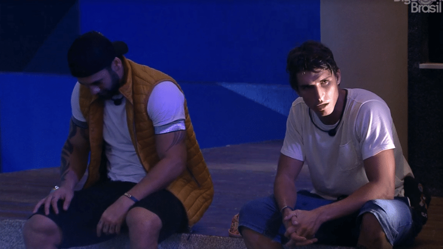 Felipe e Lucas falam sobre prova do líder - Reprodução/Globoplay