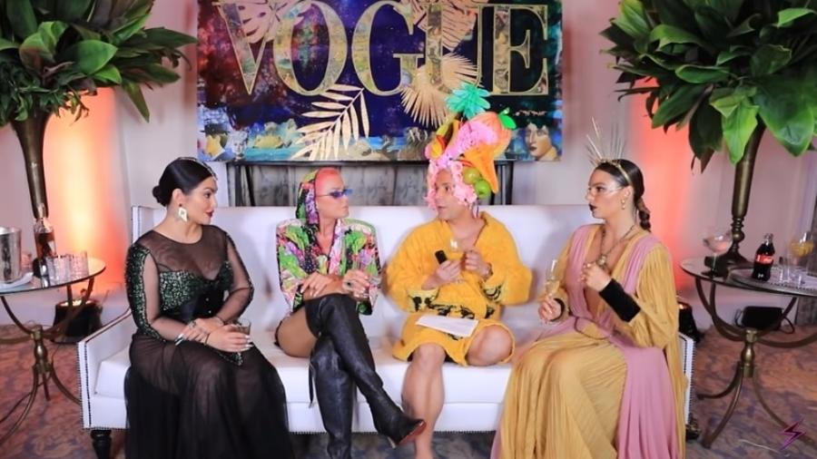Cleo, Xuxa e Isis Valverde em entrevista para Matheus Mazzafera - Reprodução/YouTube