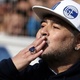 Maradona no estádio - Imagem: ALEJANDRO PAGNI / AFP