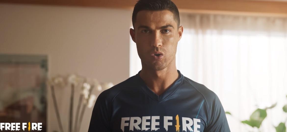 Cristiano Ronaldo inspirou o personagem Chrono, que deve ser lançado em breve no Free Fire - Reprodução/Garena/YouTube