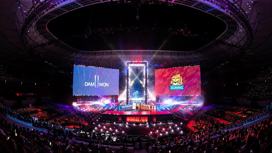Final do Mundial de League of Legends em Xangai, na China - Riot Games/Divulgação