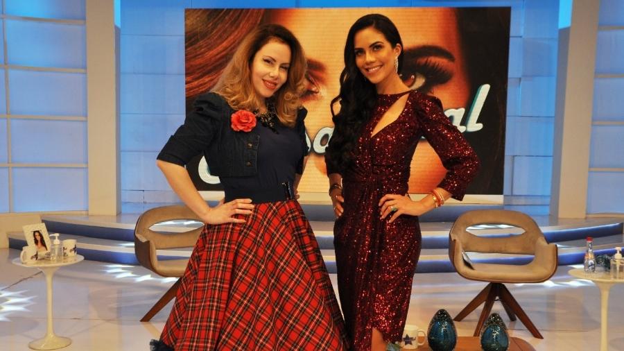 Sarah Sheeva e Daniela Albuquerque no programa "Sensacional" - Divulgação/RedeTV!