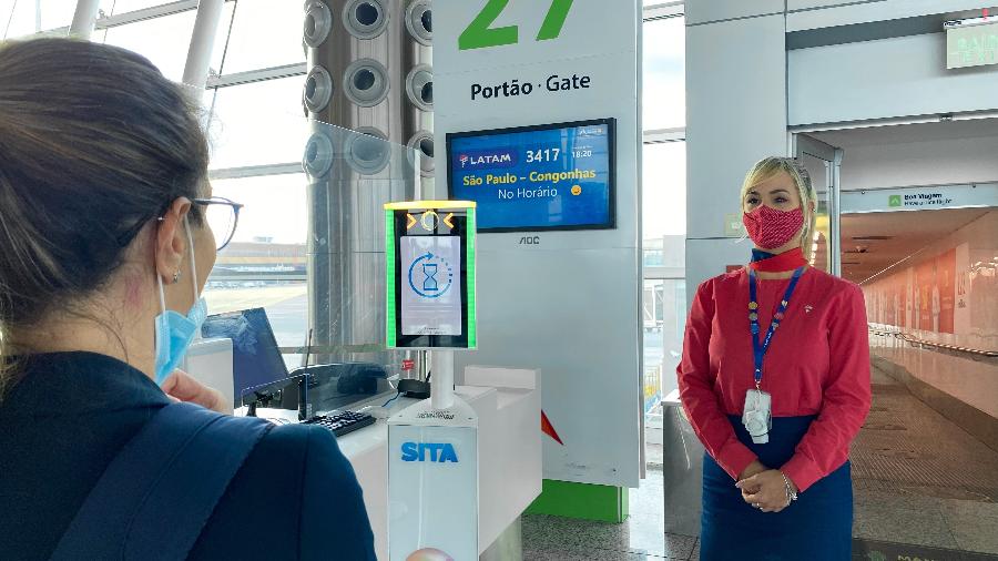 Os embarques com biometria já começaram no Aeroporto de Brasília - Divulgação