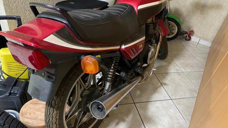 Moto ficou 33 anos com a mesma família; dono original a adquiriu por meio de consórcio Moto ficou 33 anos com a mesma família; dono original a adquiriu por meio de consórcio