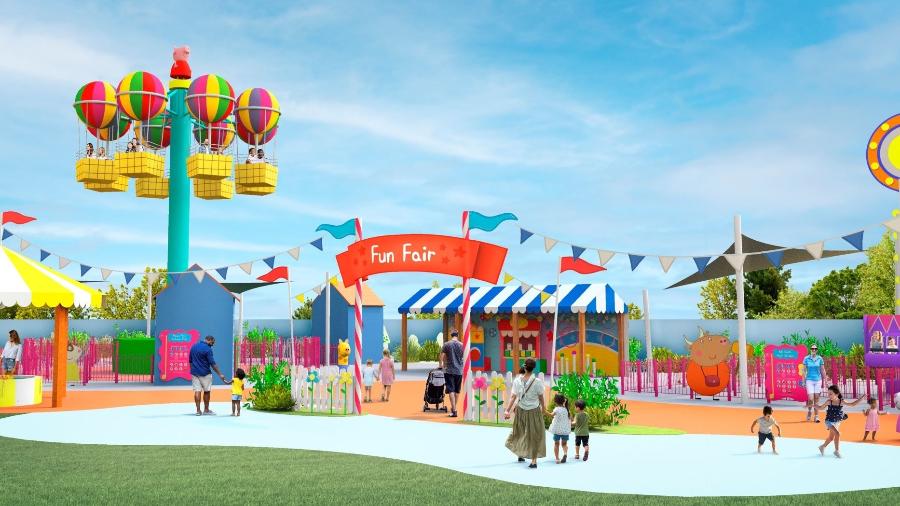 Parque da Peppa Pig, na Flórida, será inaugurado em 24 de fevereiro de 2022 - Reprodução/Twitter