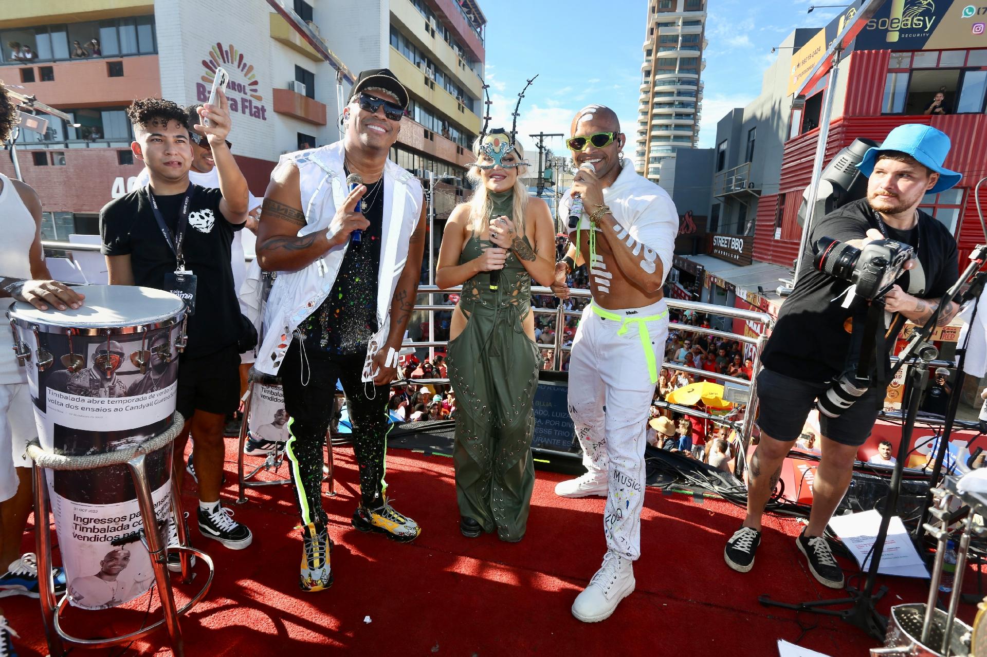 Luísa Sonza canta em bloco em Salvador - Fabrício Pioyani/AgNews