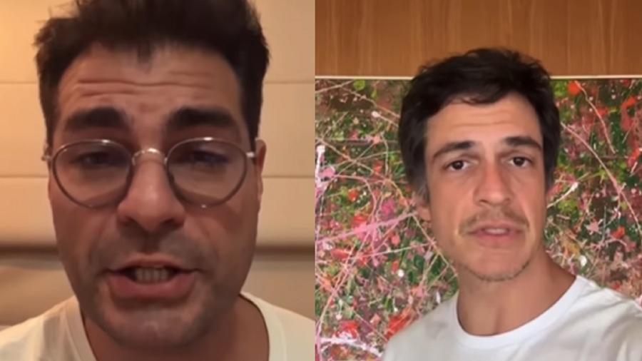 Thiago Lacerda e Mateus Solano fazem parte de vídeo que cobra presidente Lula - Reprodução/Instagram