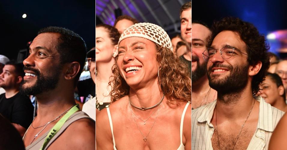 Samuel Xavier, Cinara Leal e Humberto Carrão assistem ao show de Ivete Sangalo no Universo Spanta 2025