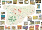 Um mapa e a vontade de colecionar histórias por livrarias de São Paulo - Divulgação