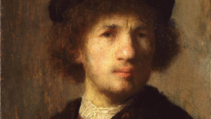 Autorretrato do mestre holandês Rembrandt, roubado do Museu Nacional da Suécia em assalto armado ocorrido em 22 de dezembro de 2000, em Estocolmo, na Suécia - Divulgação