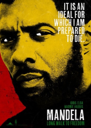 Cartaz do filme "Mandela: Long Walk to Freedom", de Justin Chadwick - Divulgação