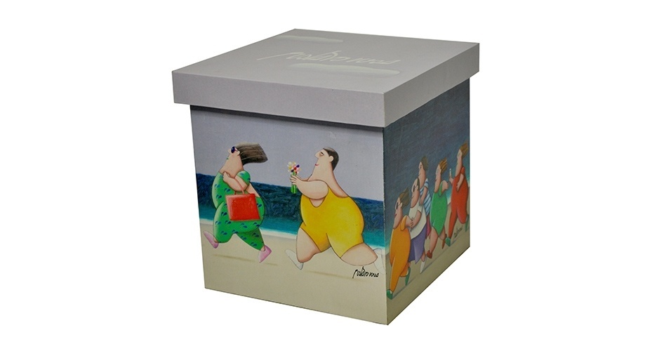 Caixa organizadora em MDF; R$ 159,90, do Estúdio Gustavo Rosa - Divulgação