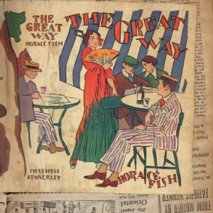 Imagem de "The Great Way" (1921-1922), obra do artista uruguaio Joaquín Torres García (1874-1949). Trabalho faz parte das aquarelas em que retratou Nova York (EUA) em um caderno - Divulgação