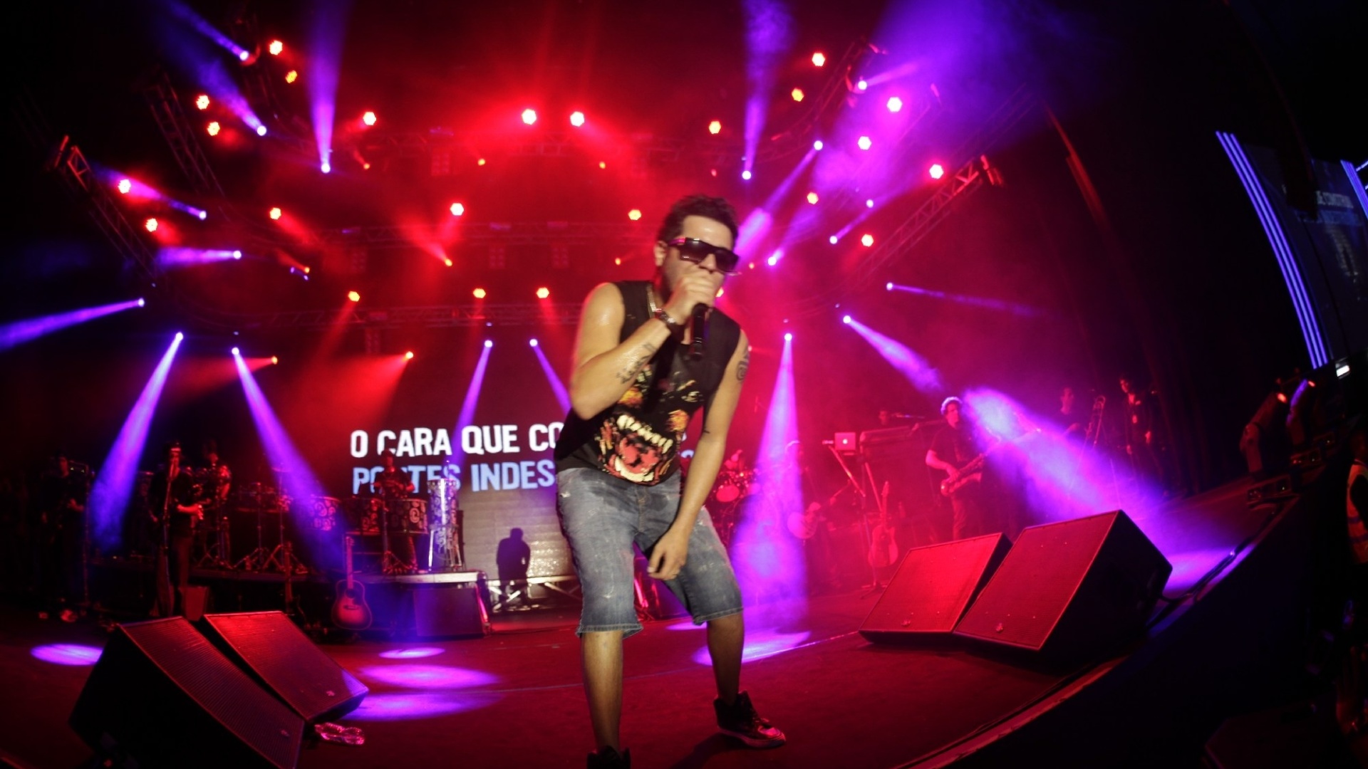 29.mai.2013 - O Tomate em show no Espaço das Américas, em São Paulo. - Divulgação