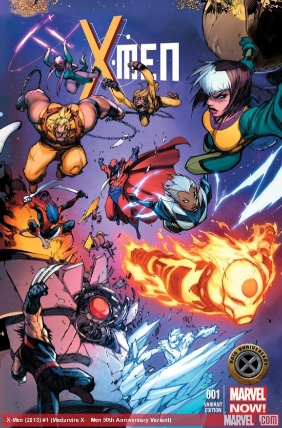 Arte alternativa criada por Joe Madureira para a capa da "X-Men" #1, da linha Marvel Now - Reprodução/Marvel.com