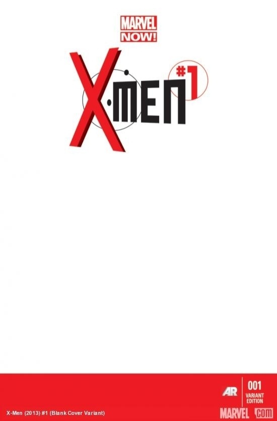 Capa alternativa em branco marca início da nova fase dos X-Men, em que mulheres assumem a linha de frente - Reprodução/Marvel.com