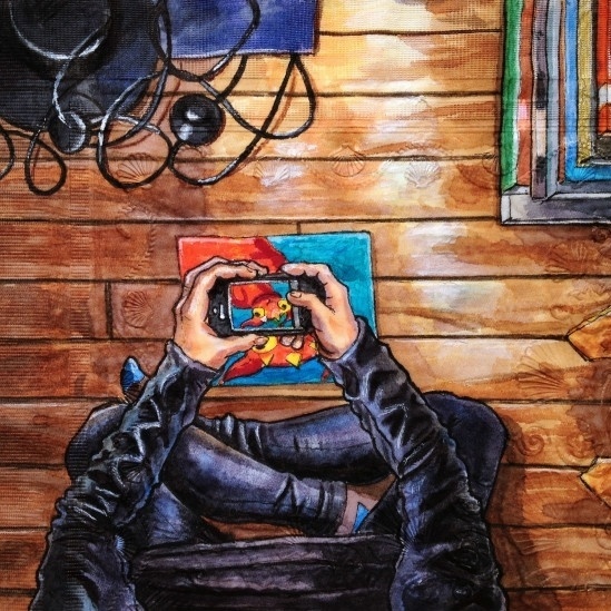 A artista e fotógrafa Nina Levy, de Nova York, encontrou uma forma criativa de divertir seus filhos na hora do lanche: ela desenha diariamente, há sete anos, os personagens favoritos das crianças em guardanapos, colocados em suas lancheiras da escola - Nina Levy/Caters