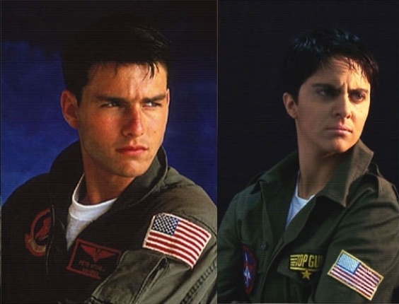 Thammy Miranda (dir.) reviveu o aviador Pete "Maverick" Mitchell, estrelado por Tom Cruise no filme "Top Gun", de 1986 