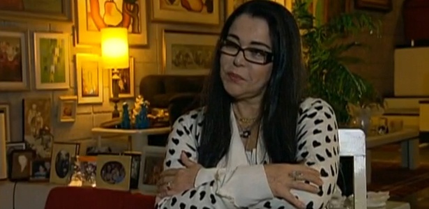 Guadalupe Mendonça, mulher de Dominguinhos, em entrevista ao "Fantástico" - Reprodução/Globo