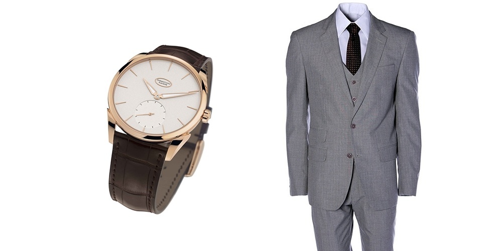 Relógios em metais nobres com pulseira de couro e mostradores analógicos são os ideais para usar com trajes formais - Divulgação