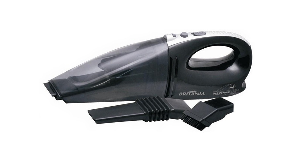 Aspirador portátil de pó e líquido com filtro Hepa e potência de 45W; R$119,90, da Britânia - Divulgação