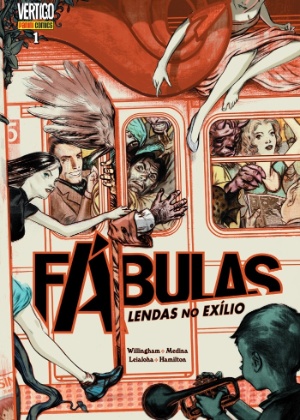 Capa do primeiro volume da série de quadrinhos "Fábulas", publicada no Brasil pela Panini - Reprodução