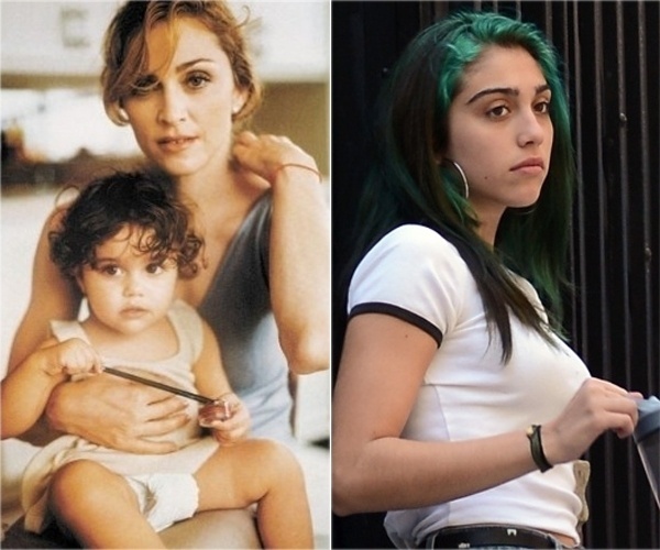 Lourdes Maria Ciccone, a primogênita de Madonna, tingiu os cabelos de verde, aos 16 anos