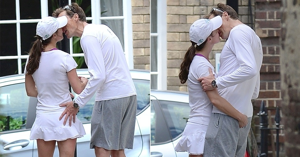 9.jun.2013 - Mãos bobas de Pippa Middleton e o namorado durante beijo em rua de Londres