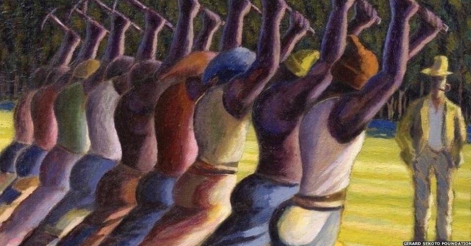 A partir da década de 80, o interesse em Sekoto aumentou no mundo todo com seus trabalhos mostrados em várias exposições - Gerad Sekoto Foundation