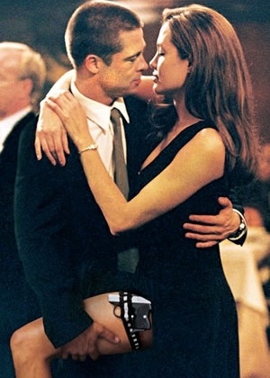 Angelina Jolie e Brad Pitt (Senhor e Senhora Smith)