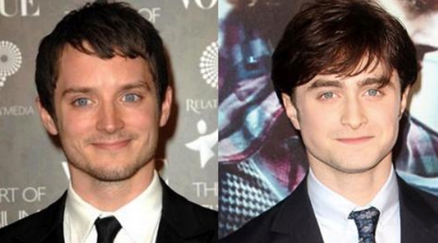 Os atores Elijah Wood e Daniel Radcliffe