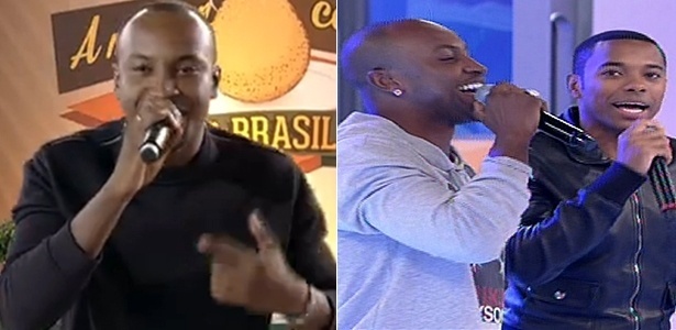 Thiaguinho cantou a música "Ousadia e Alegria" no "Mais Você" e no "Encontro com Fátima Bernardes" no mesmo dia