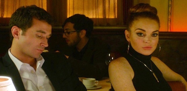 James Deen e Lindsay Lohan em cena de "The Canyons" - Divulgação