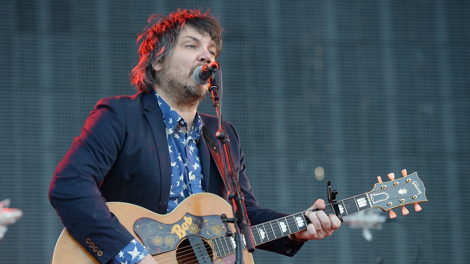14.jun.2013 - A banda Wilco se apresenta com o grupo no Bonnaroo Music & Arts Festival, no Tennessee - Jason Merritt/Getty Images
