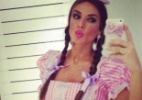 Nicole Bahls publica foto vestida de caipira - Reprodução/Instagram