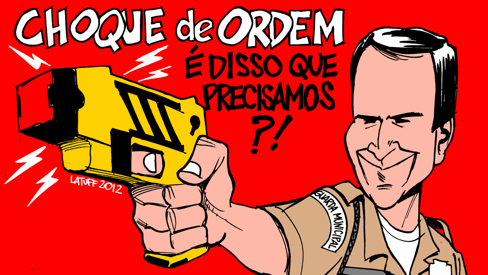 Charge critica o prefeito do Rio, Eduardo Paes - Carlos Latuff/Divulgação
